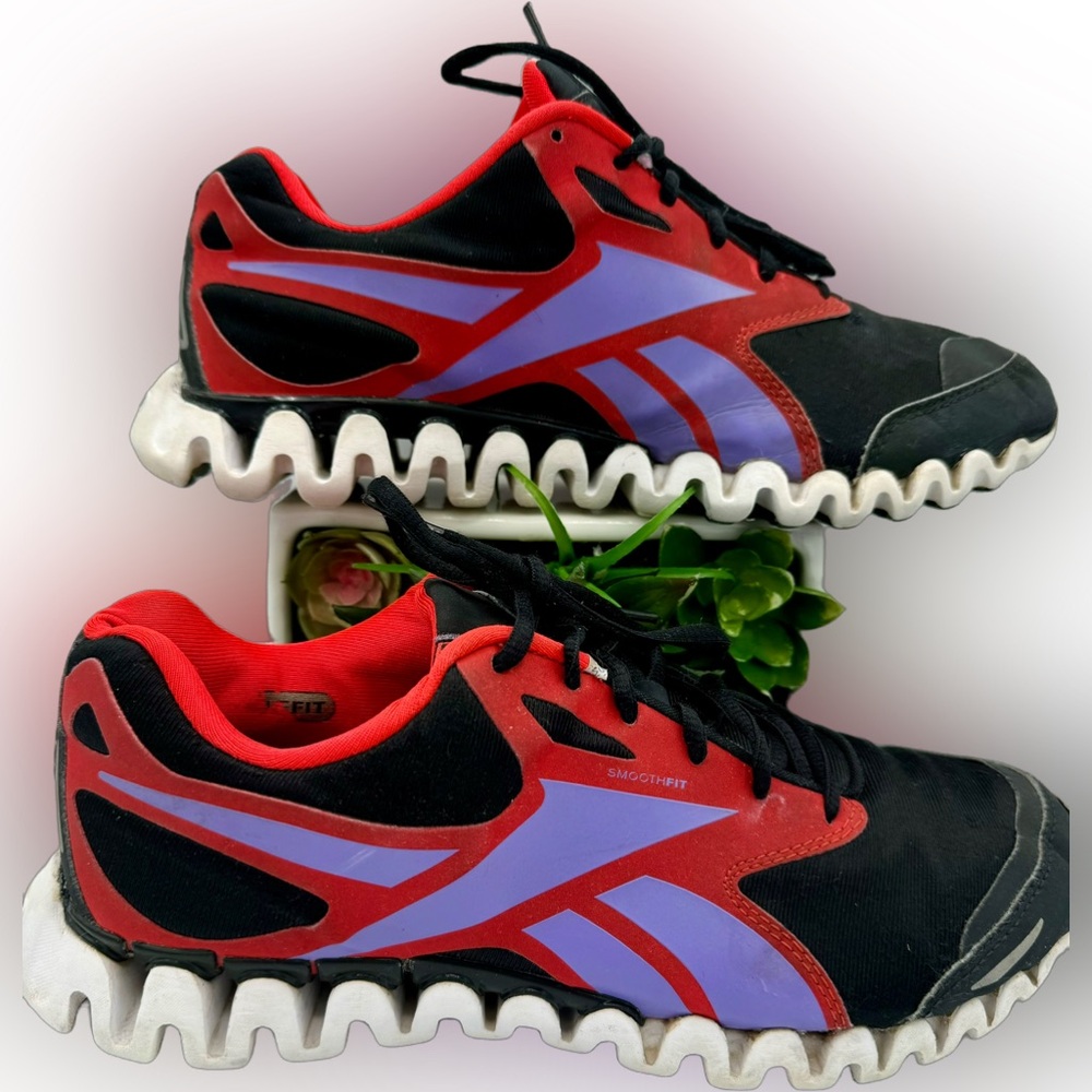 🌺Womens Reebok Premier Zignano Black NEON Athletic Running Shoes Sneakers🌸🌺